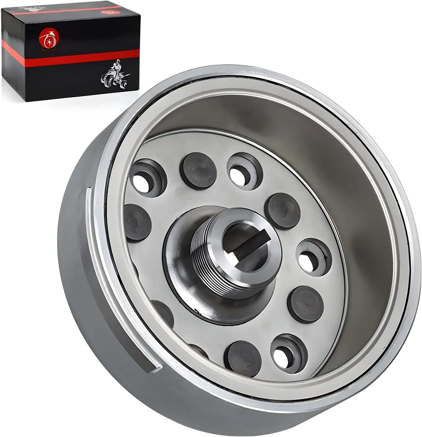 Flywheel Rotor For Yamaha Warrior 350 1990-2001 Big Bear 350 1990-1997 Kodiak 400 1993-1998 MOTO-4 350 YFM350ER 1990-1995 3HN-85550-01-00