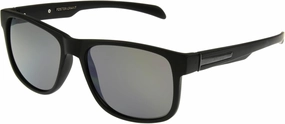Foster Grant Mens Ramble Sunglasses Sunglasses Black Frame Grey Lenses Way Shape, Black/Smoke, 52 mm US