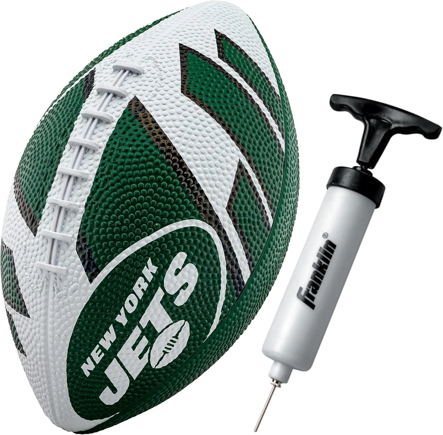 Franklin Sports NFL Team Footballs - Rubber Youth Mini Footballs for All NFL Teams - Kids Junior 8.5" Football - Official NFL Licensed Footballs
