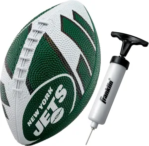 Franklin Sports NFL Team Footballs - Rubber Youth Mini Footballs for All NFL Teams - Kids Junior 8.5" Football - Official NFL Licensed Footballs