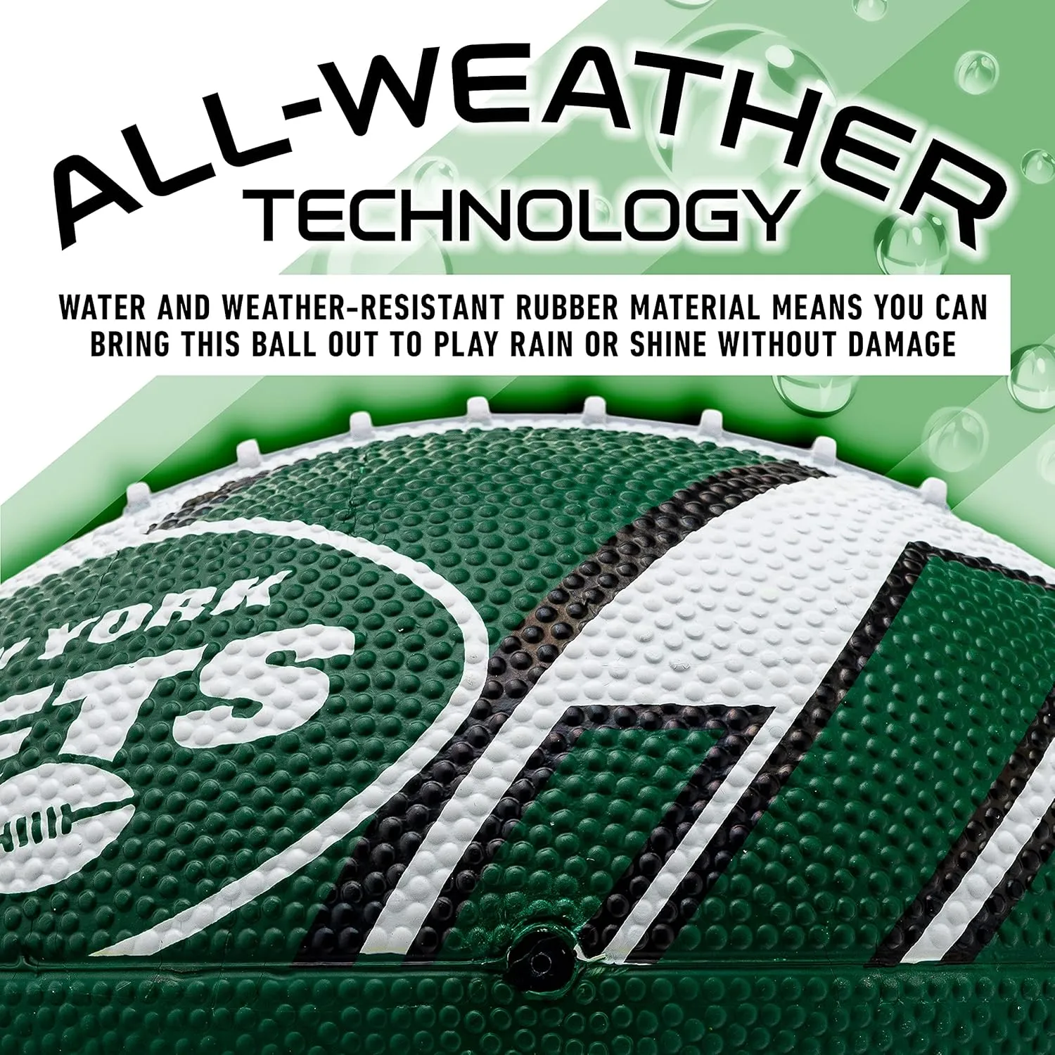 Franklin Sports NFL Team Footballs - Rubber Youth Mini Footballs for All NFL Teams - Kids Junior 8.5" Football - Official NFL Licensed Footballs