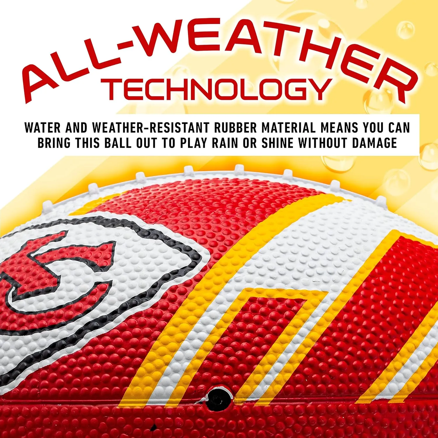 Franklin Sports NFL Team Footballs - Rubber Youth Mini Footballs for All NFL Teams - Kids Junior 8.5" Football - Official NFL Licensed Footballs