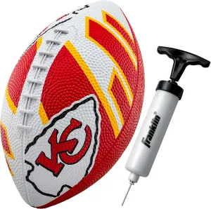 Franklin Sports NFL Team Footballs - Rubber Youth Mini Footballs for All NFL Teams - Kids Junior 8.5" Football - Official NFL Licensed Footballs