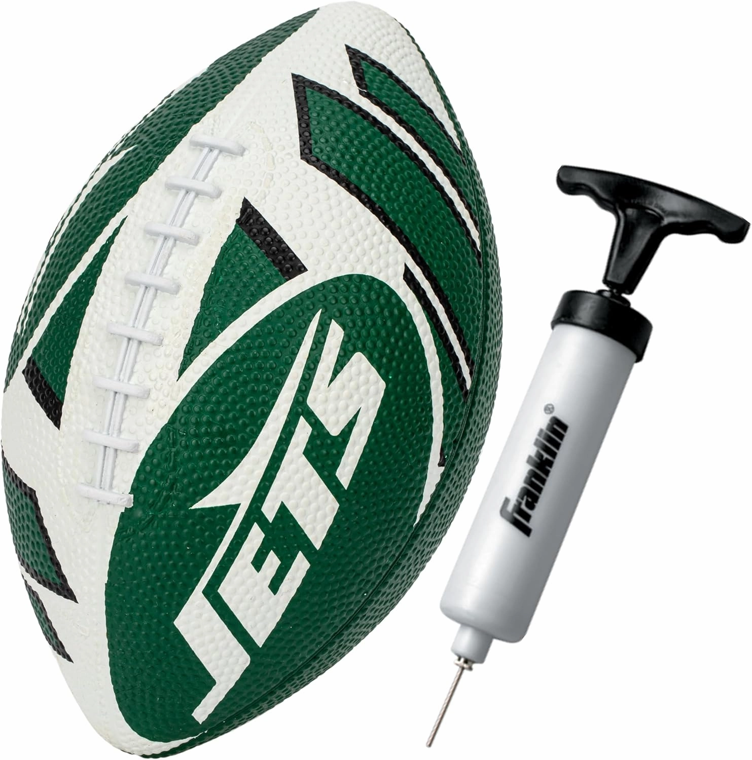 Franklin Sports NFL Team Footballs - Rubber Youth Mini Footballs for All NFL Teams - Kids Junior 8.5" Football - Official NFL Licensed Footballs