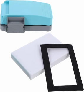 Gadpiparty 1 Set DIY Puzzle Maker Tool for Unique Crafting Projects Jigsaw Puzzle Piece Cutter with Adhesive Foam Boards for Scrapbooking and Educational Activities