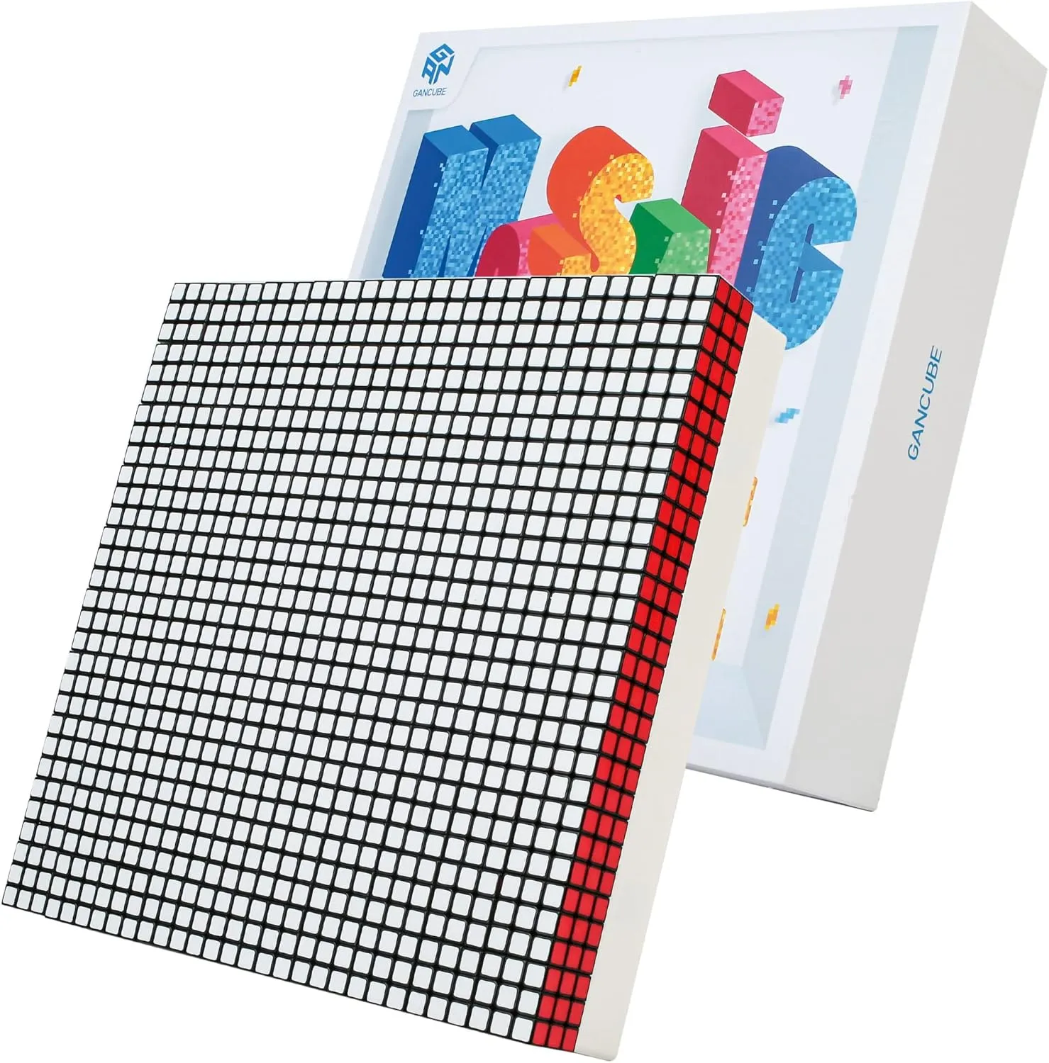 GAN Mosaic Cubes 10x10, 100pc 3x3 Mini Cubes, with Puzzle Plate, Magic Cube Puzzle Toy for Kids Adults