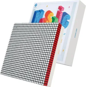 GAN Mosaic Cubes 10x10, 100pc 3x3 Mini Cubes, with Puzzle Plate, Magic Cube Puzzle Toy for Kids Adults