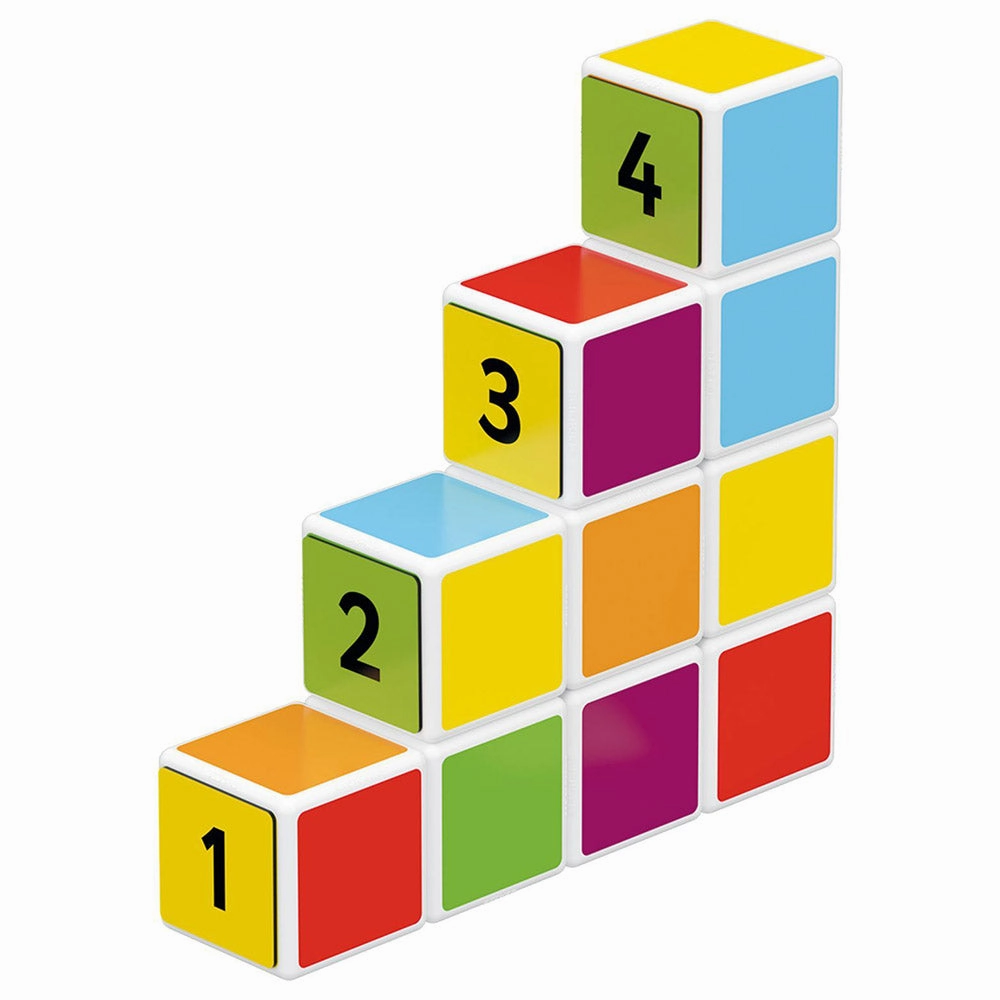 Geomag 256 Magicube Math Building Recycled Clips 55 pcs