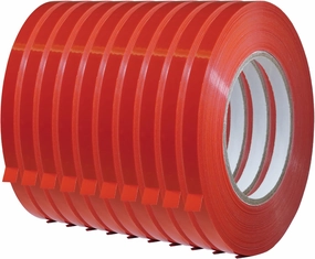 GGR Supplies T.R.U. UPVC-24BS Red Poly Bag Sealing Tape: 3/8 in. x 180 yds. (Pack of 10)