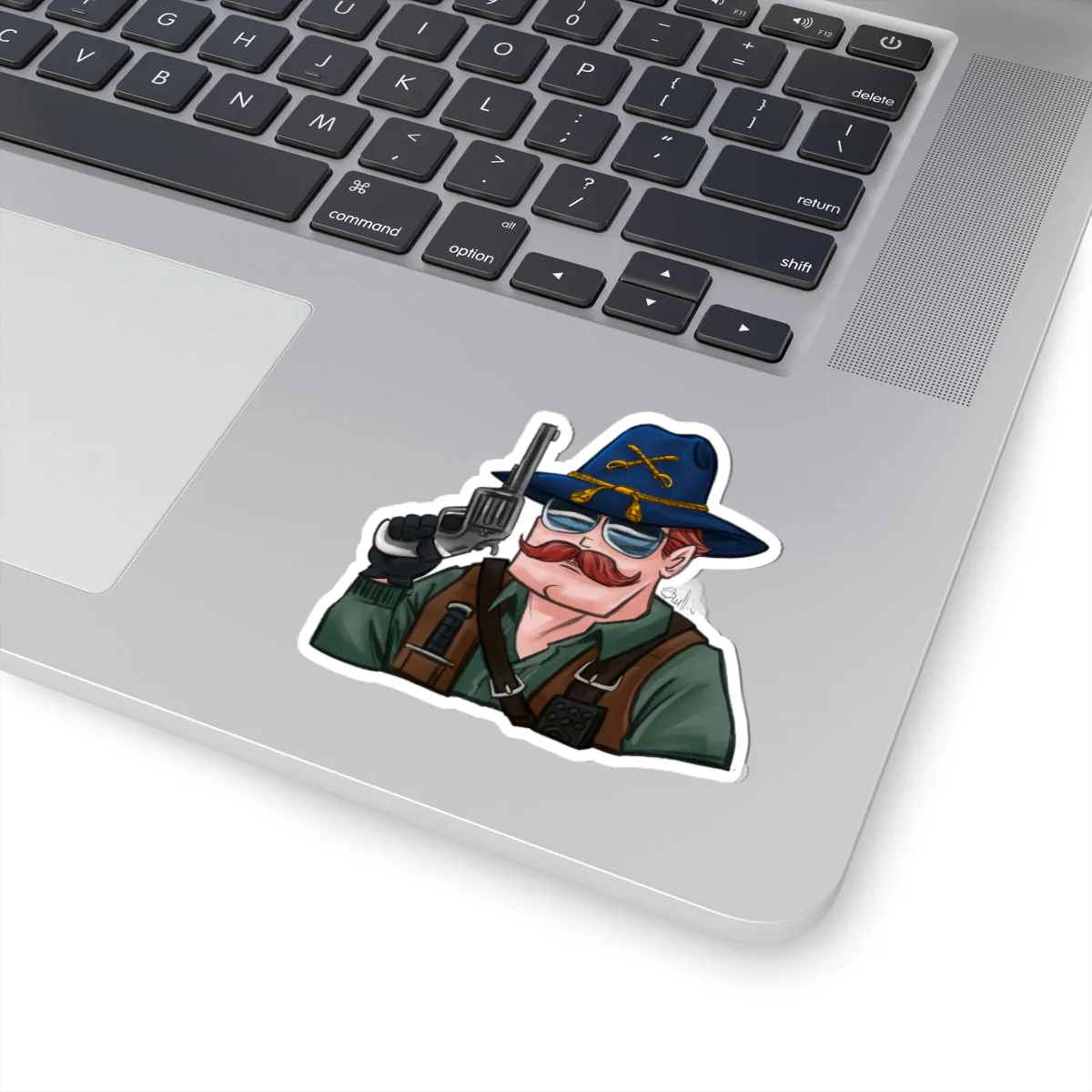 GI-Joe Wild Bill Kiss-Cut Sticker