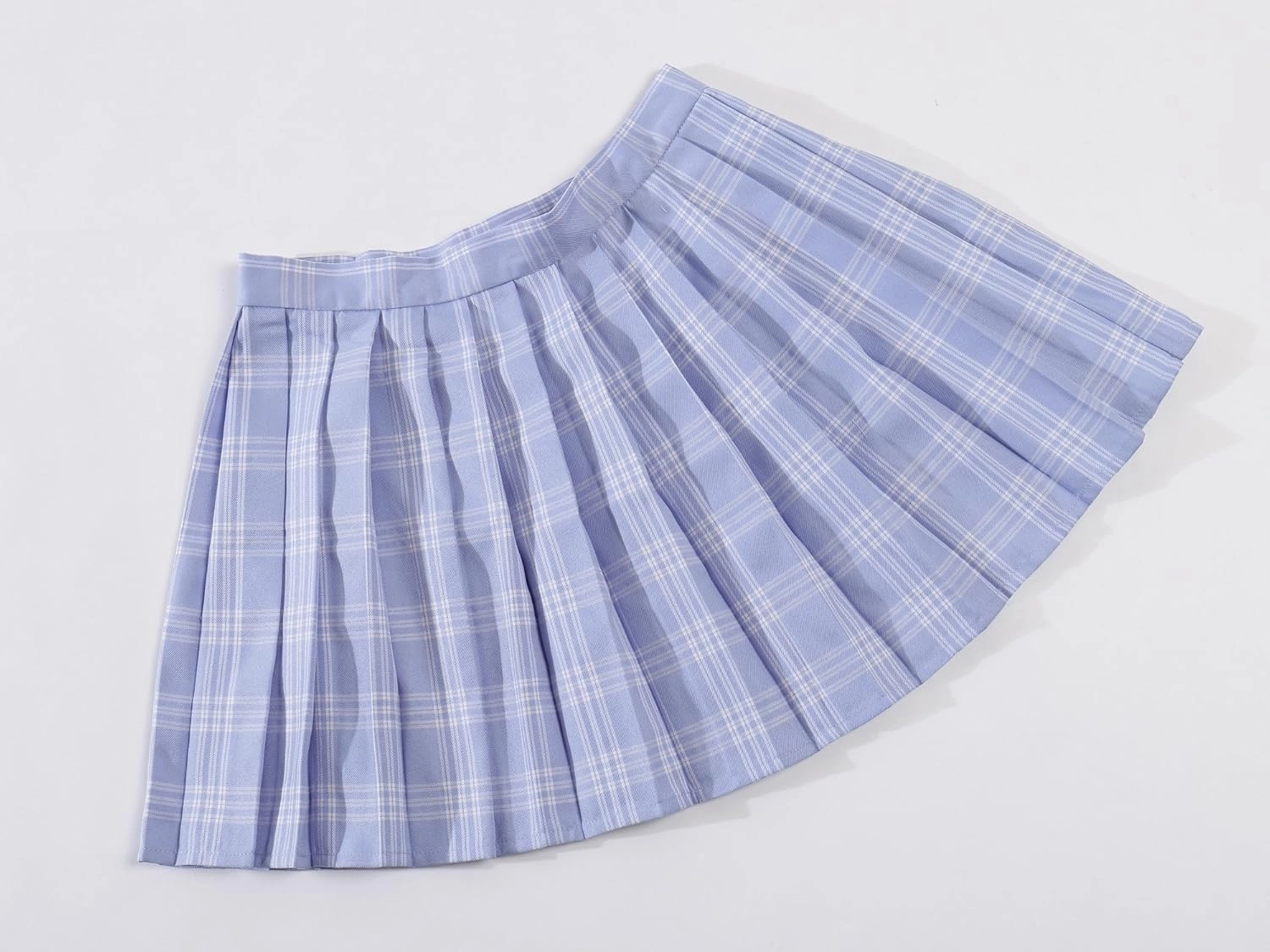Girls Plaid Pleated School Uniform Skirts Women Short Mini Cosplay Costumes