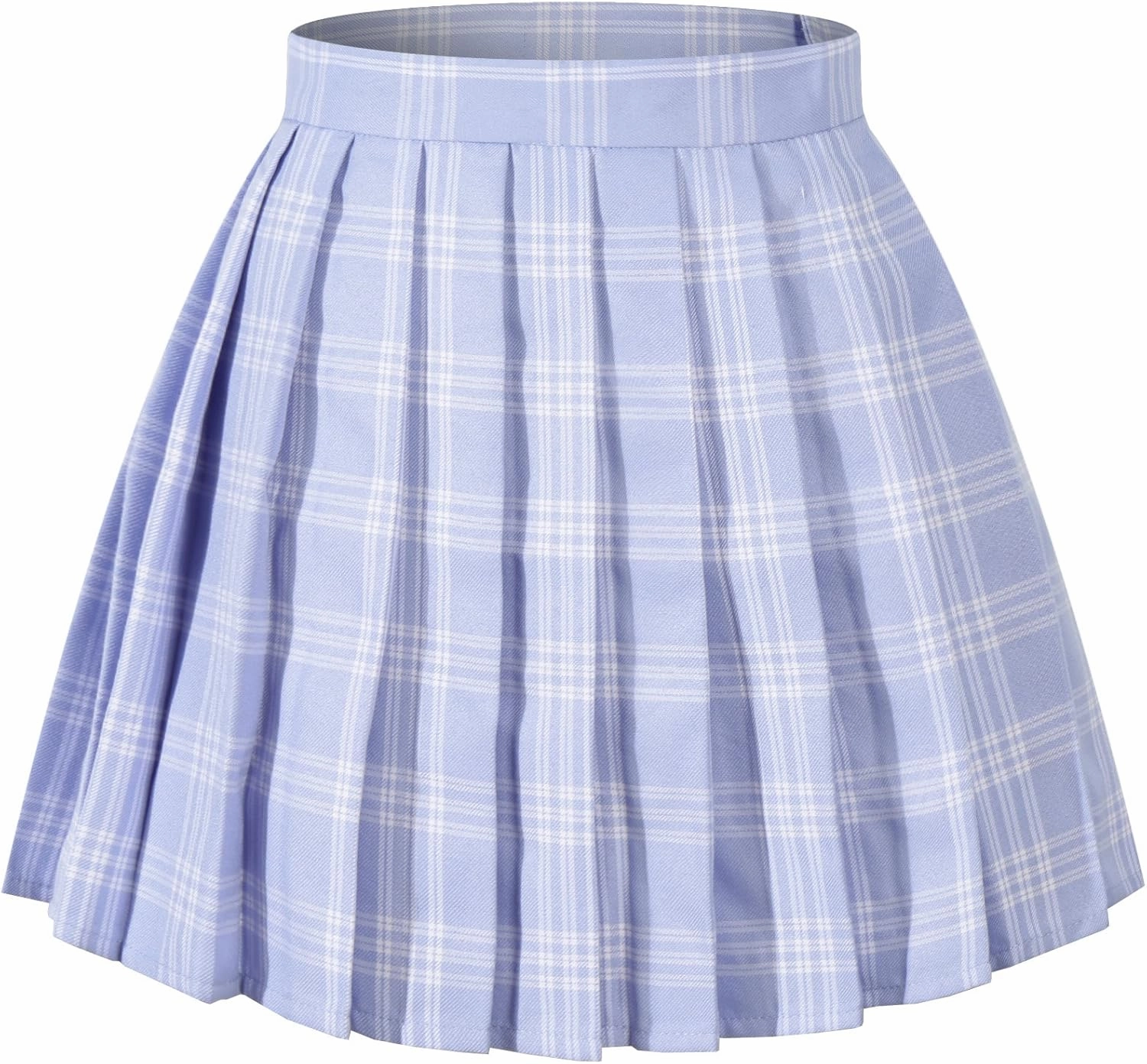 Girls Plaid Pleated School Uniform Skirts Women Short Mini Cosplay Costumes
