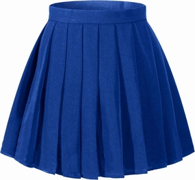 Girls Plaid Pleated School Uniform Skirts Women Short Mini Cosplay Costumes