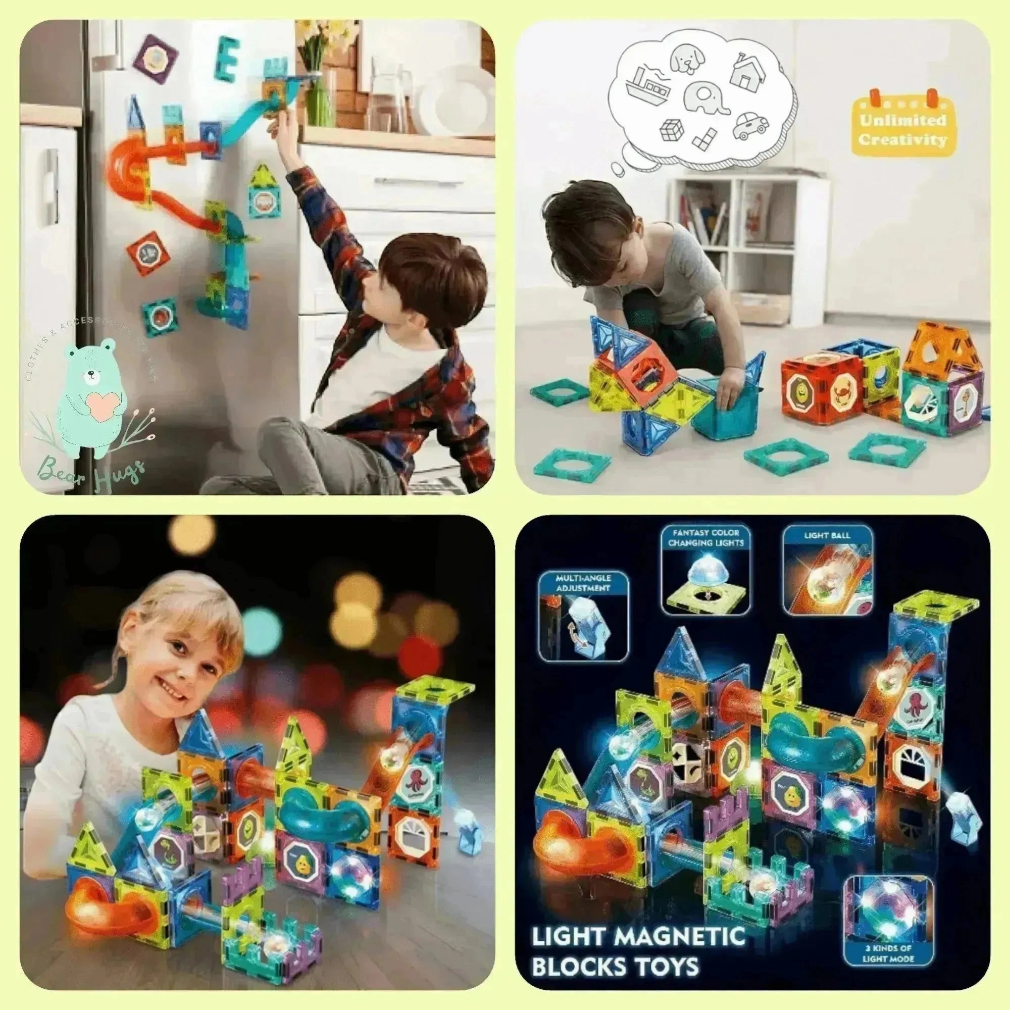 Glowing Magnetic Blocks