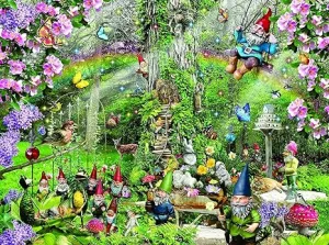 GNOMES PLAYGROUND 300 PIECE JIGSAW PUZZLE