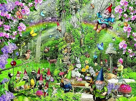 GNOMES PLAYGROUND 300 PIECE JIGSAW PUZZLE