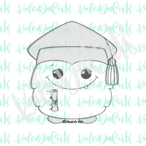 Grad Monster Cookie Cutter