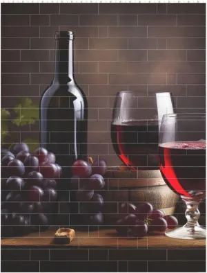 Grape Wine Building Block Puzzle Personalized Building Bricks for Adults Square Shaped Block Puzzle Building Brick Block Puzzles Valentine's Day Gifts for Home Decor Brick Puzzle