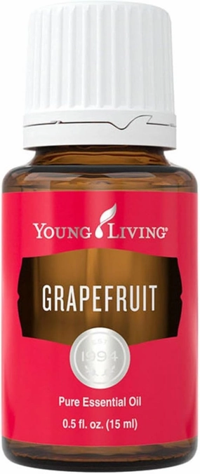 Grapefruit 15ml by Young Living - Citrus Aromatherapy, Fresh Scent Essential Oil - Cleansing Properties & Aromatic Diffuser - 100% Pure, Natural Air Freshener