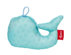 Greifling RedStars Whale Baby Toy, Grasp, Discover, Play, from Birth #42894, Blue, 11 cm