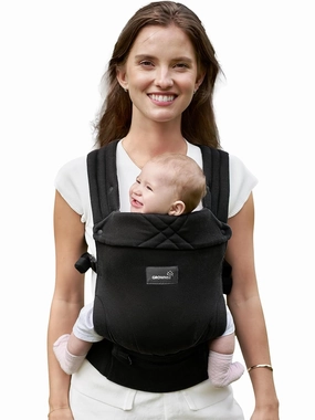 GROWNSY Baby Carrier Newborns to Toddlers, Ergonomic Baby Toddler Carrier Slings Wraps with Head Support, Easy to Wear,Infant Carrier Baby Gift,Travel and Hiking Friendly, for Babies 7 to 44 lb(Black)