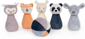 GUND Baby Baby Toothpick My First Bowling Set Plush Stuffed Animal Set of 6, 6 in