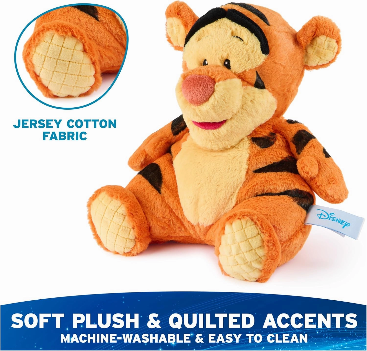 GUND Disney Official Tigger Oh So Snuggly Plush, Winnie The Pooh, Tigger Tiger Stuffed Animal for Ages 1 and Up, Orange, 12.5”
