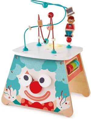 Hape Light-Up Circus Activity Cube | Bright Activity Center Development Play Set Toy for Toddlers
