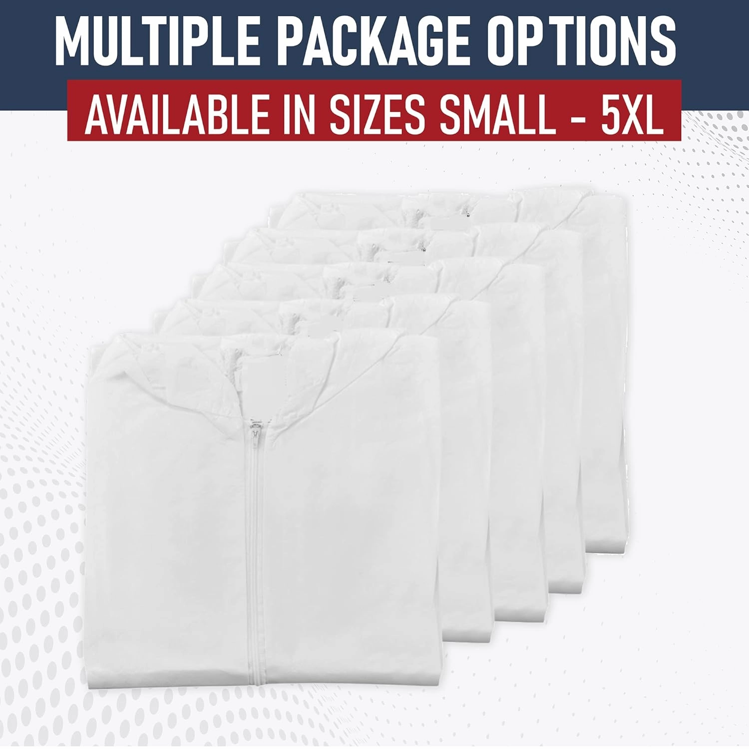 Hazmat Suits Disposable | 25 Pack, Medium | Non-Hooded Protective Coveralls - Heavy Duty Full Body Painters Suit for Men & Women Without Hood - Breathable & Water Resistant - Medium