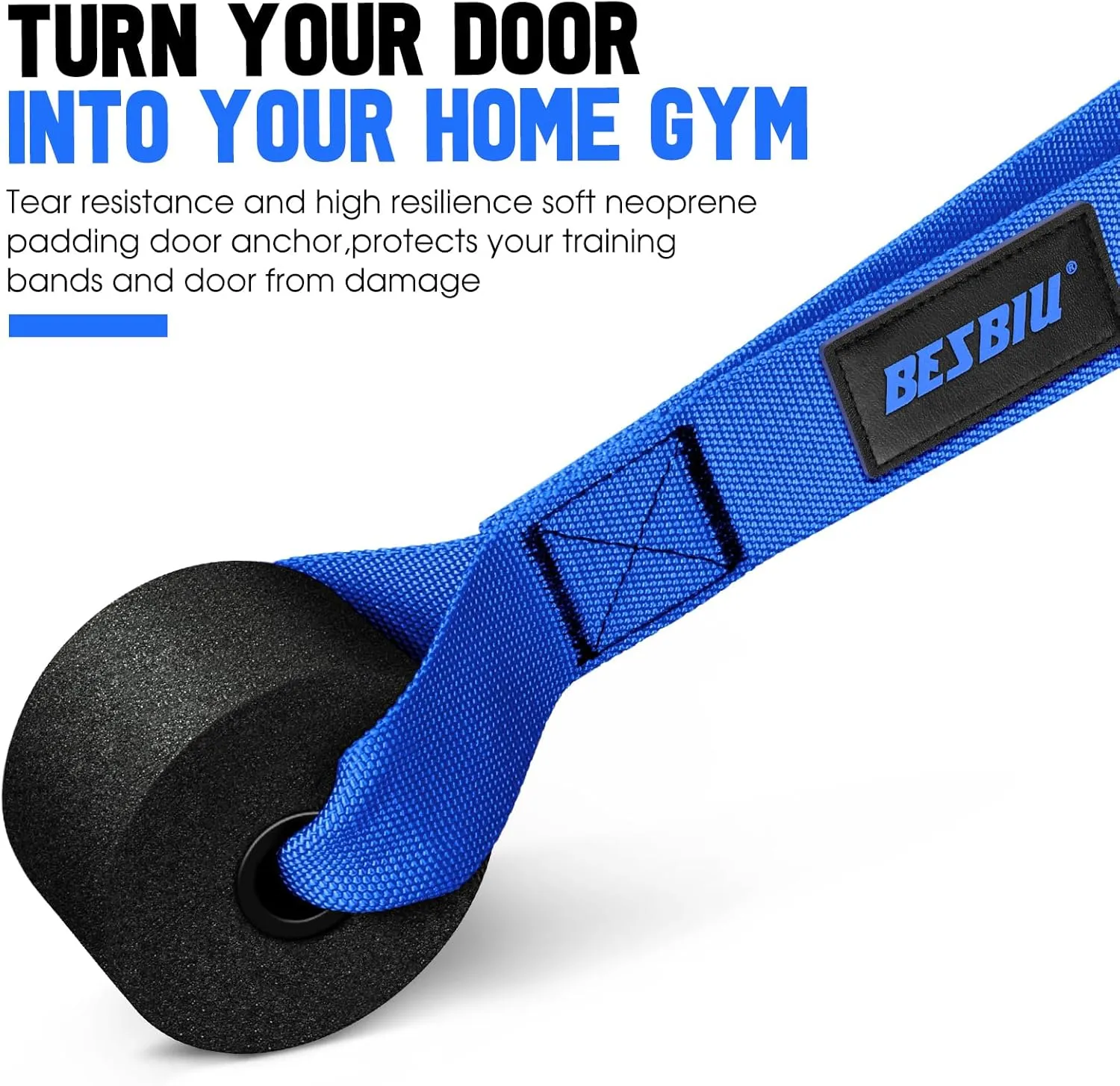 Heavy Exercise Bands Resistance Bands for Working Out, 300lbs/360lbs Fitness Workout Bands with Handles, Door Anchor, Leg Ankle Straps, Home Gym Workout Equipment for Men Strength Training Stretching