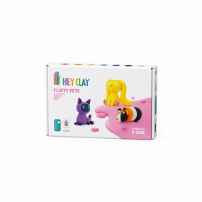 Hey Clay | Fluffy Pets - Bunny, Siamese Cat & Guinea