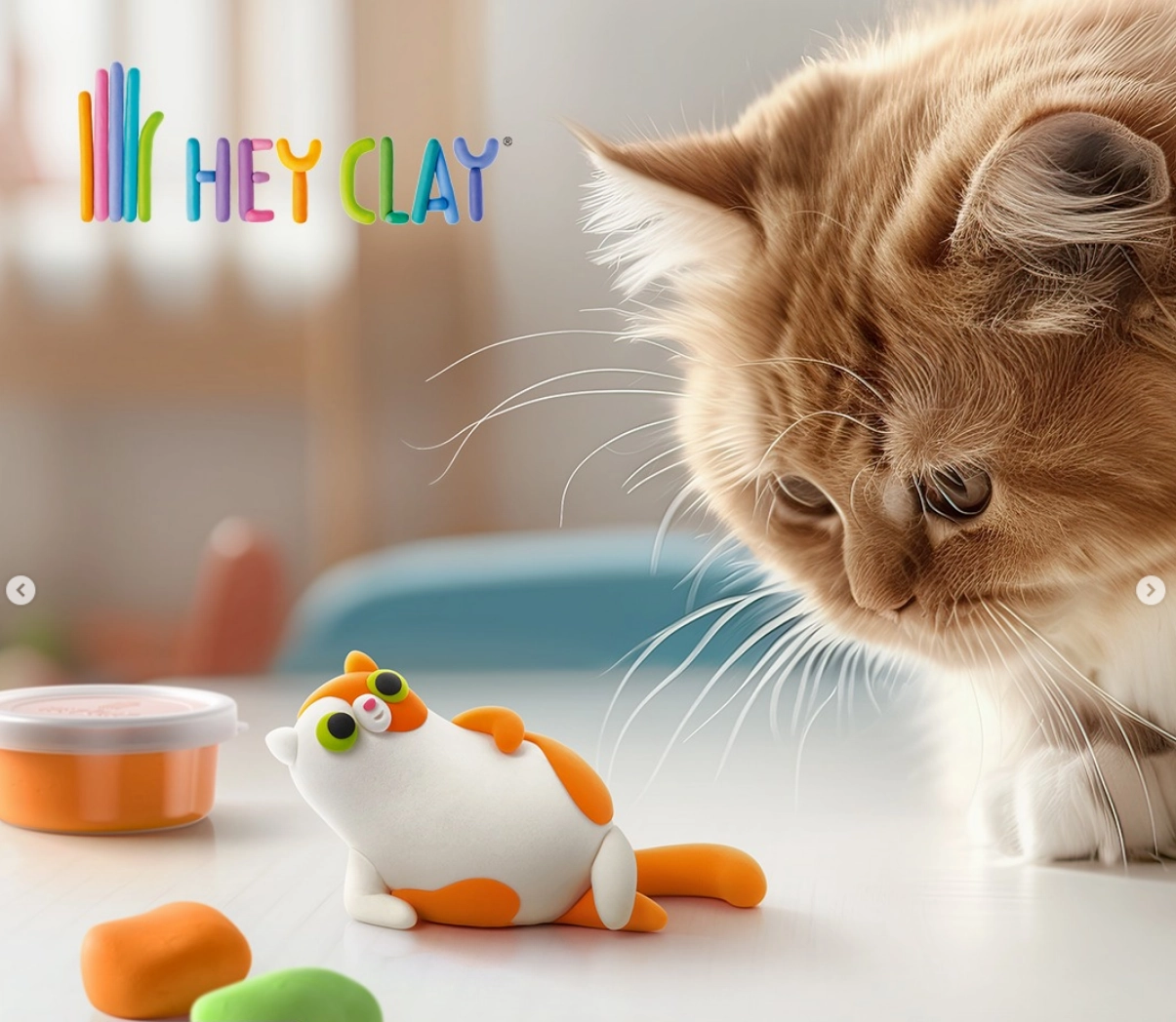 Hey Clay | Fluffy Pets - Persian Cat, Mouse & Chihuahua