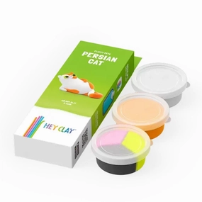 Hey Clay Fluffy Pets - Persian Cat, 3 Cans