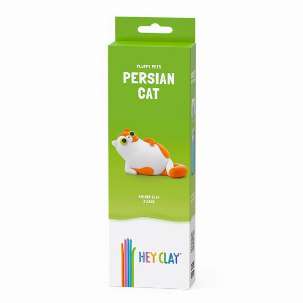 Hey Clay Fluffy Pets - Persian Cat, 3 Cans