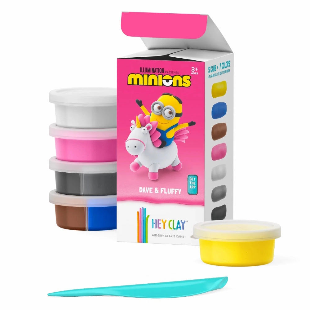 Hey Clay Minions - Dave and Fluffy, 5 Cans