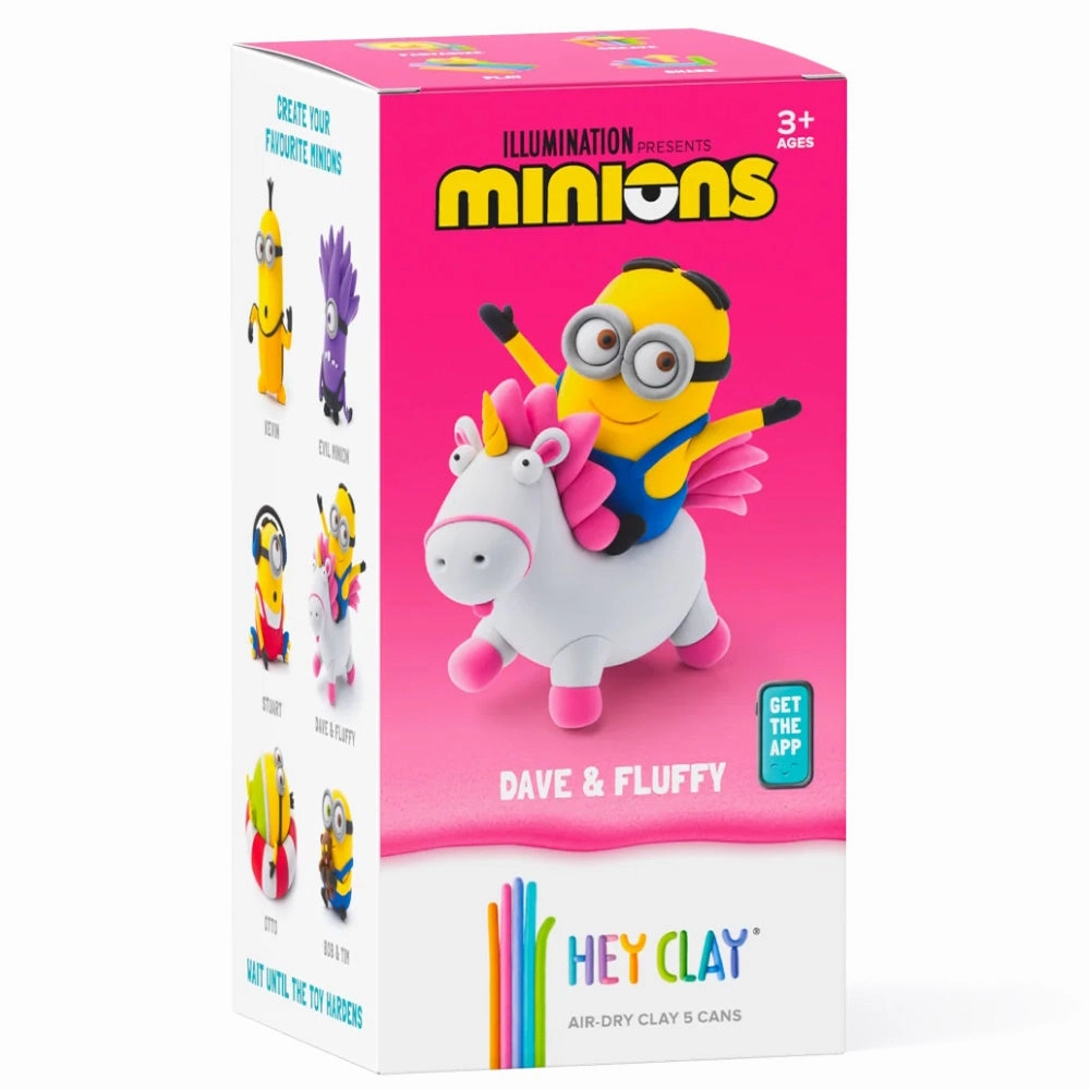 Hey Clay Minions - Dave and Fluffy, 5 Cans