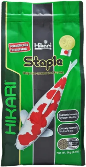 Hikari 4.4-Pound Staple Floating Pellets for Koi and Pond Fish, Medium