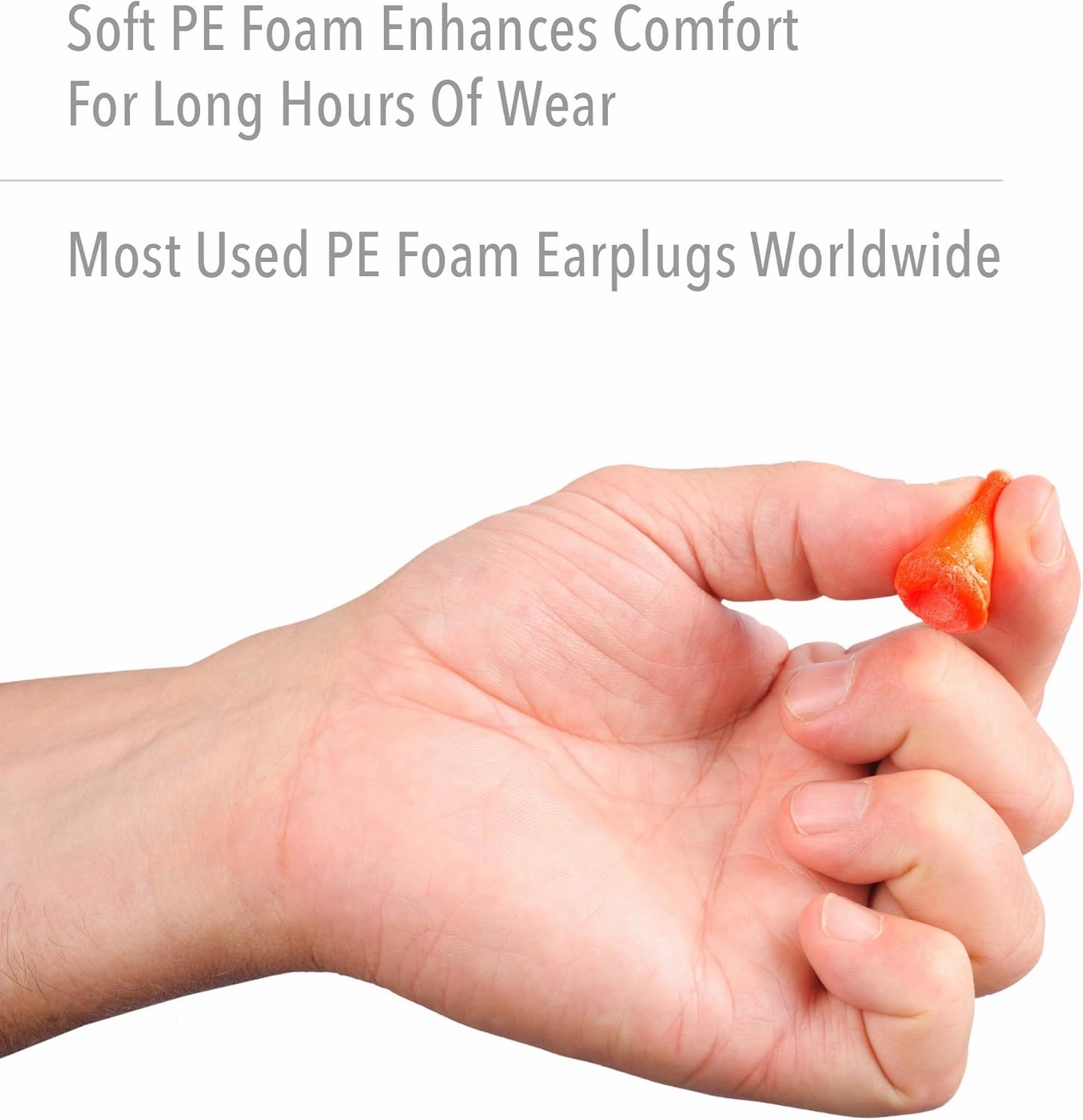 Howard Leight by Honeywell Maximum Disposable Earplugs Box, 200 Pair,Orange