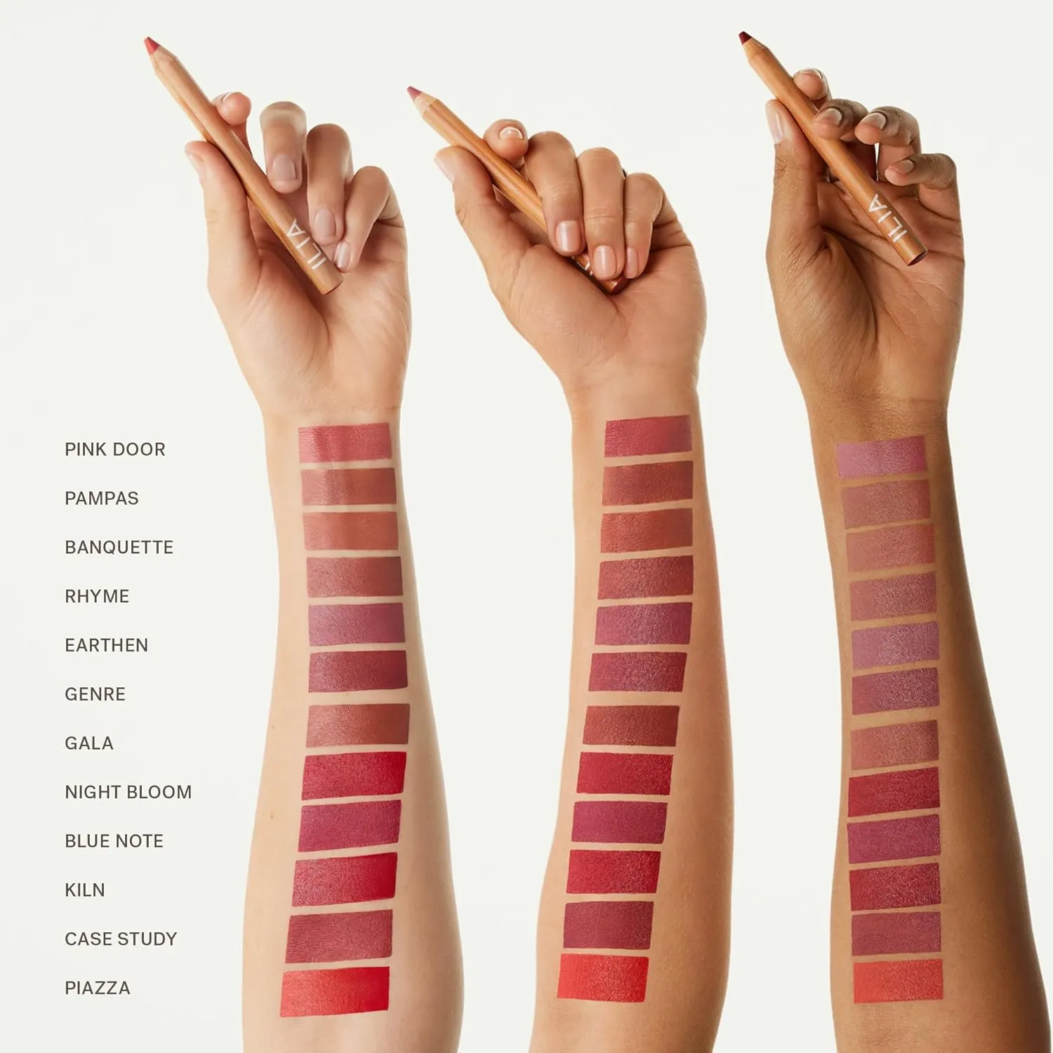 ILIA - Lip Sketch Hydrating Crayon | Hydrate, Plump, Smooth, Strengthen | Long Lasting up to 12-Hours, Bleed-Resistant, Soft-Matte | Barrier-Building, Non-Toxic, Cruelty-Free (Genre)