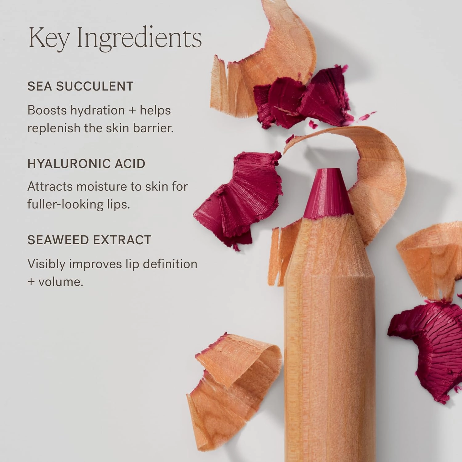 ILIA - Lip Sketch Hydrating Crayon | Hydrate, Plump, Smooth, Strengthen | Long Lasting up to 12-Hours, Bleed-Resistant, Soft-Matte | Barrier-Building, Non-Toxic, Cruelty-Free (Gala)