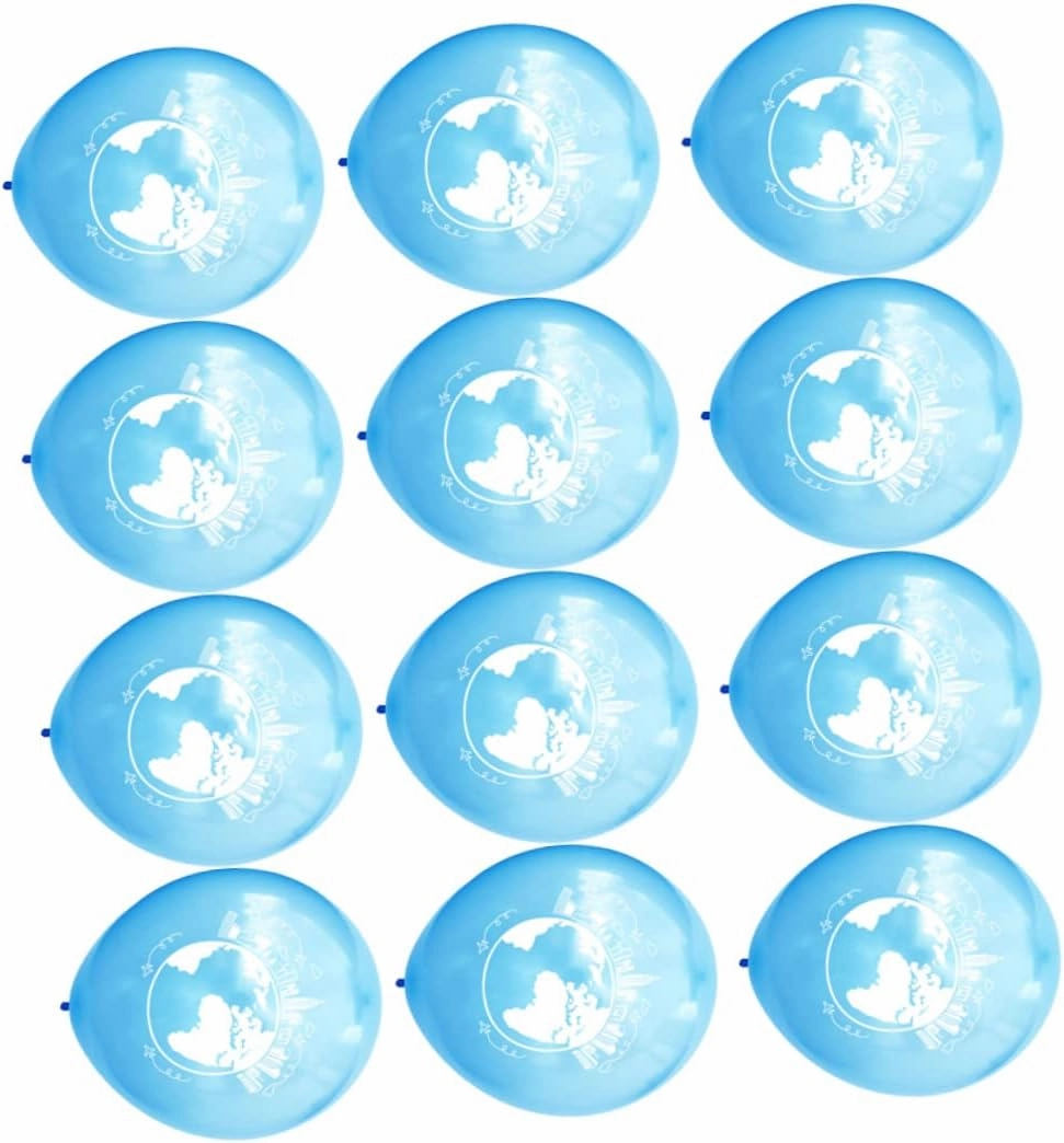 IMIKEYA Latex Globe Balloons Decor 100pcs World Map for Birthday Party Decorations Baby Shower Banquet