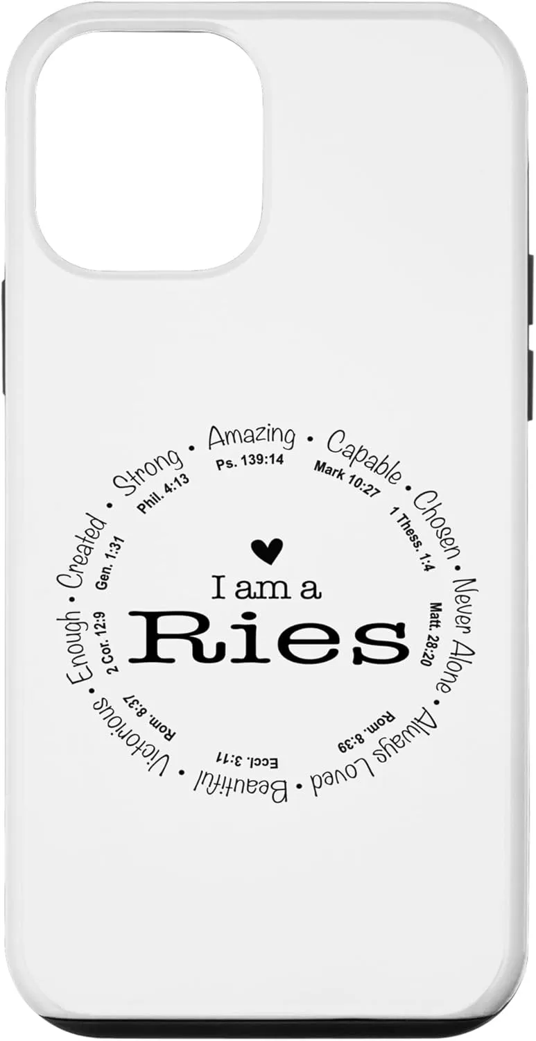 iPhone 12 mini Ries Family Name - Mom Name Mothers Day Case