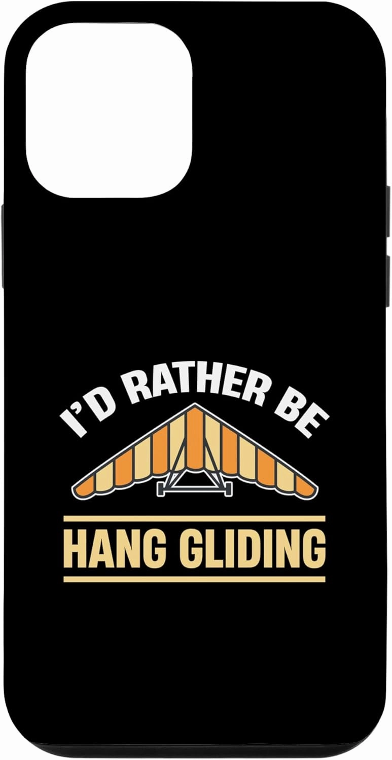 iPhone 12 mini I'd Rather Be Hang Gliding Skydiver Parachuting Adventure Case