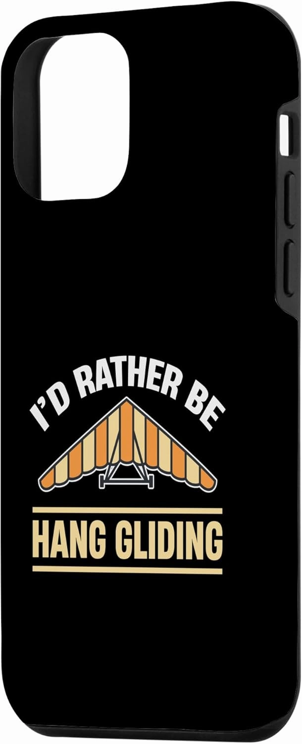 iPhone 12 mini I'd Rather Be Hang Gliding Skydiver Parachuting Adventure Case