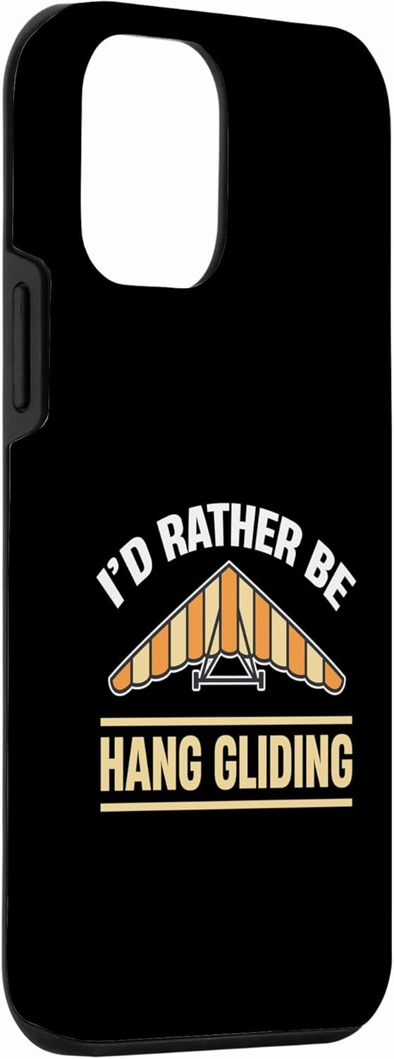 iPhone 12 mini I'd Rather Be Hang Gliding Skydiver Parachuting Adventure Case