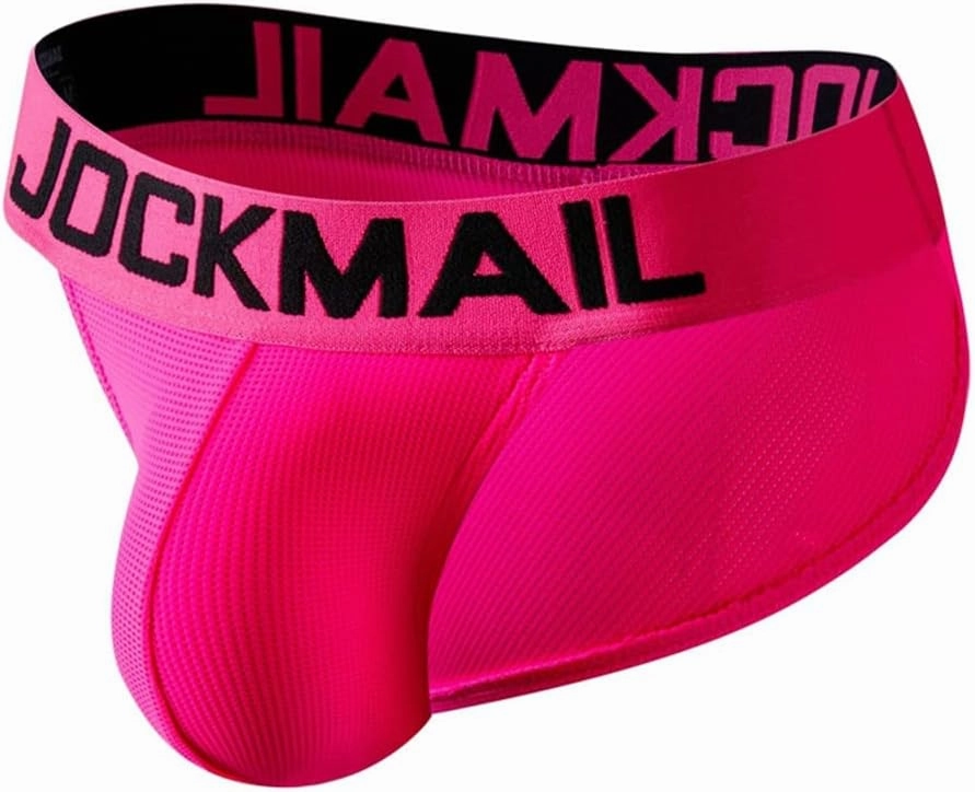 JOCKMAIL 4pcs/Pack Mens Briefs Underwear Mesh Comfort Underwear Briefs Men Underpants
