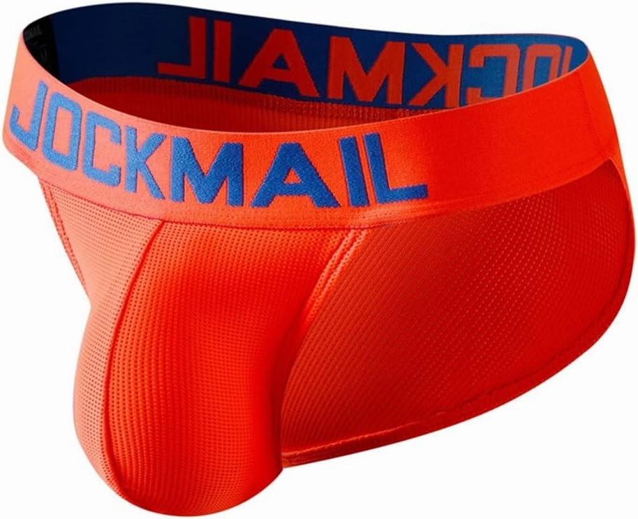 JOCKMAIL 4pcs/Pack Mens Briefs Underwear Mesh Comfort Underwear Briefs Men Underpants