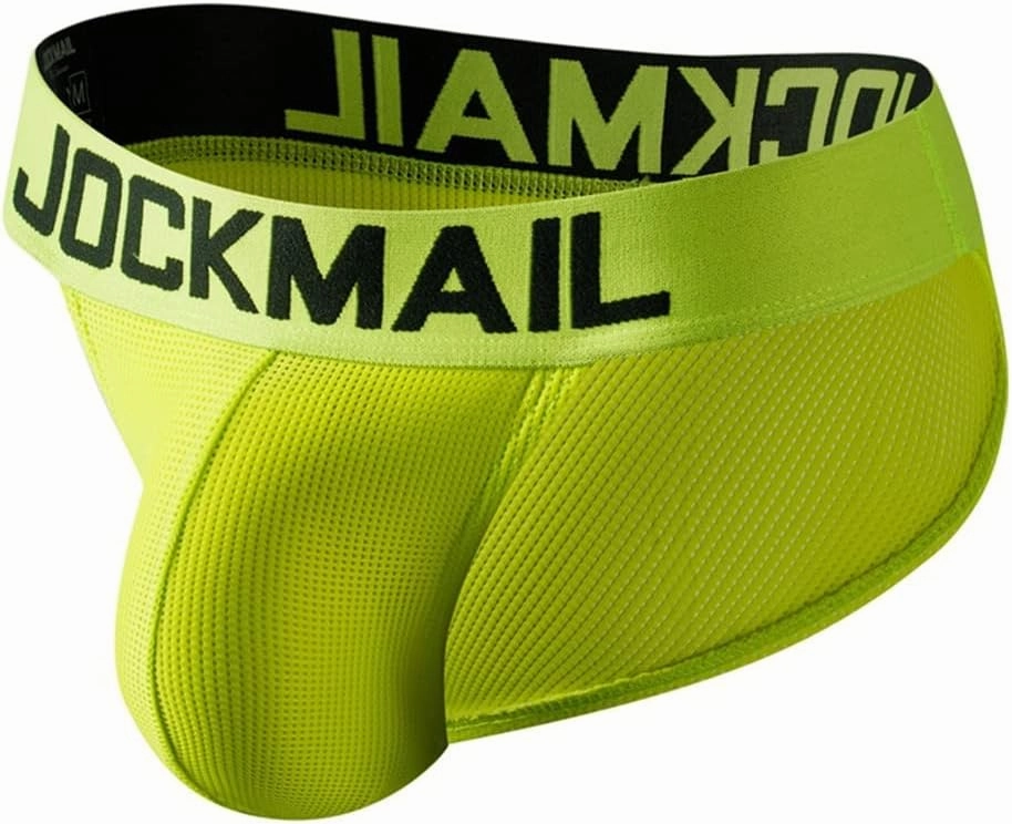 JOCKMAIL 4pcs/Pack Mens Briefs Underwear Mesh Comfort Underwear Briefs Men Underpants