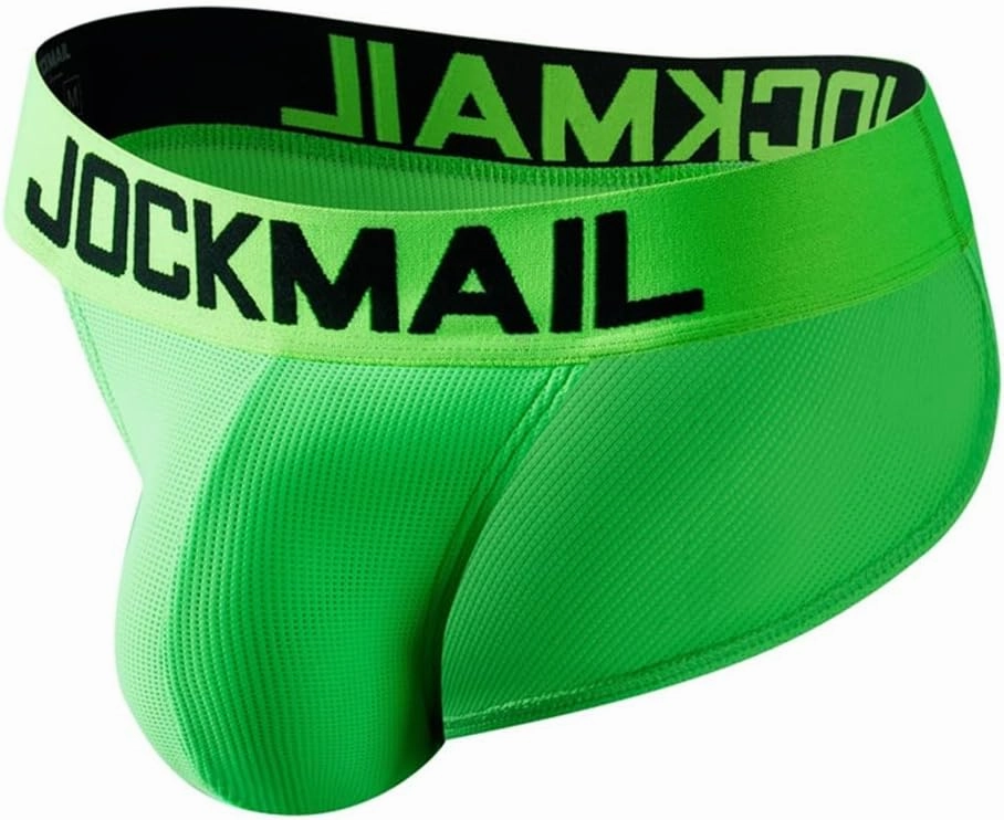 JOCKMAIL 4pcs/Pack Mens Briefs Underwear Mesh Comfort Underwear Briefs Men Underpants