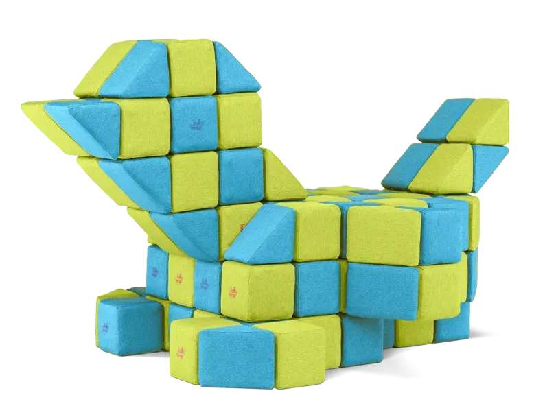 JollyHeap Magnetic 150 Block Joy Set